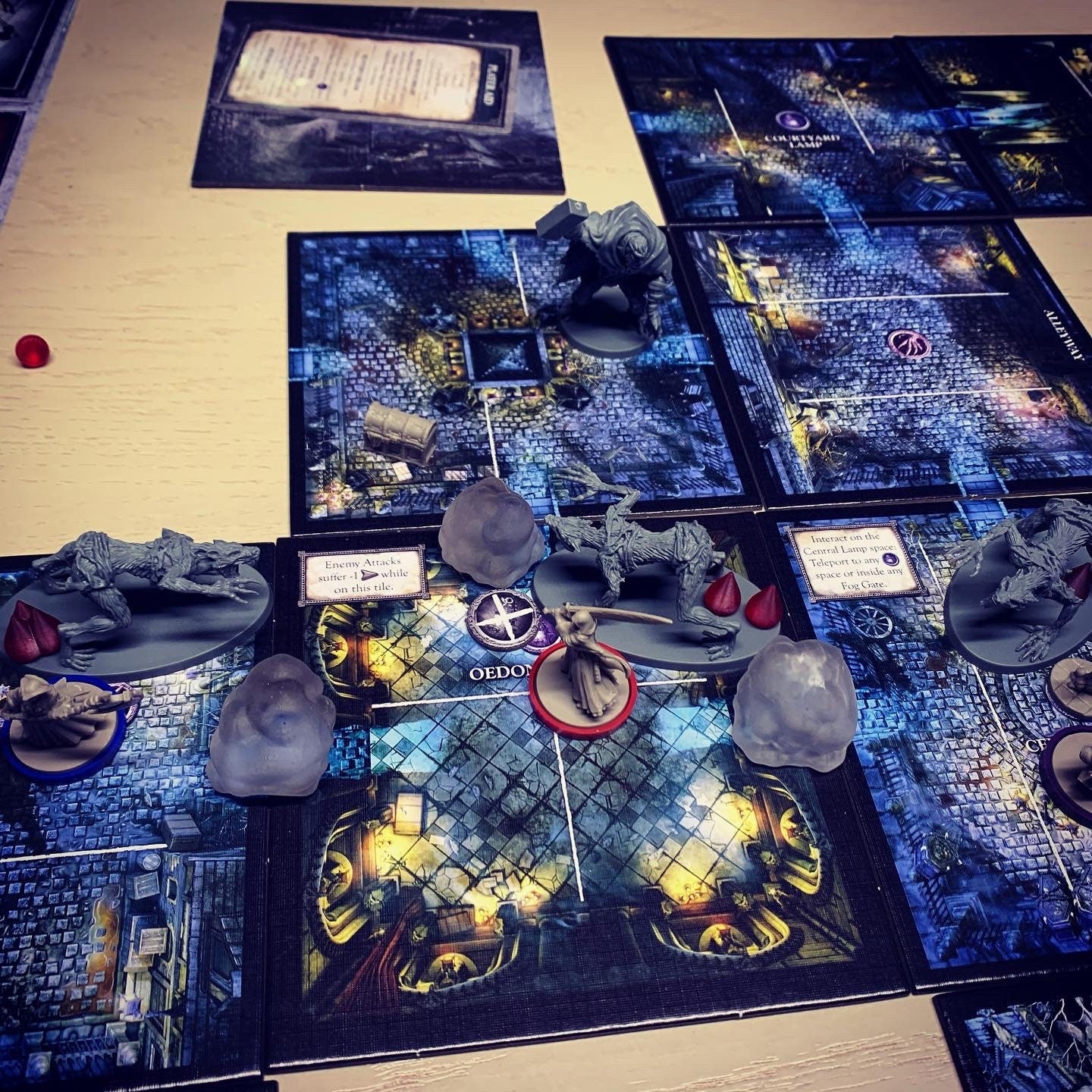 Health, blood token set for Bloodborne board game (33 deluxe markers)