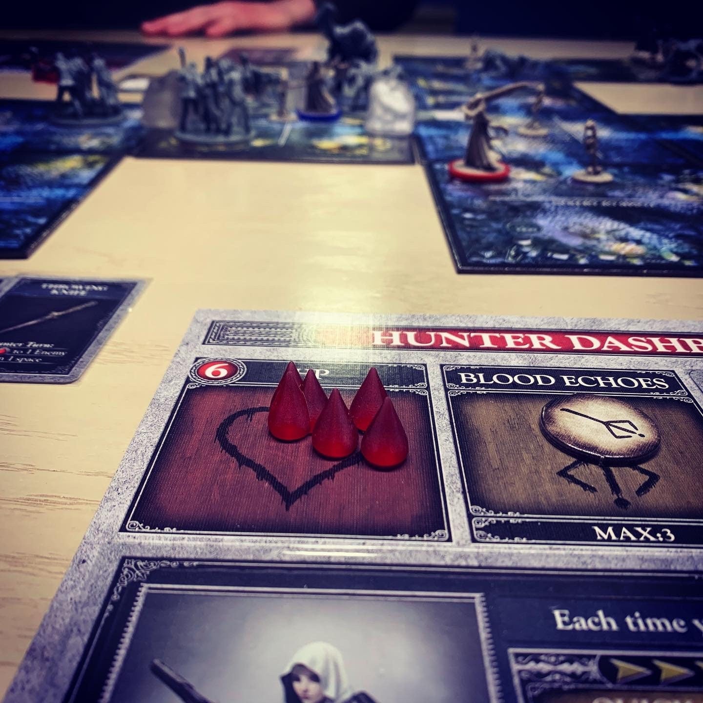 Health, blood token set for Bloodborne board game (33 deluxe markers)