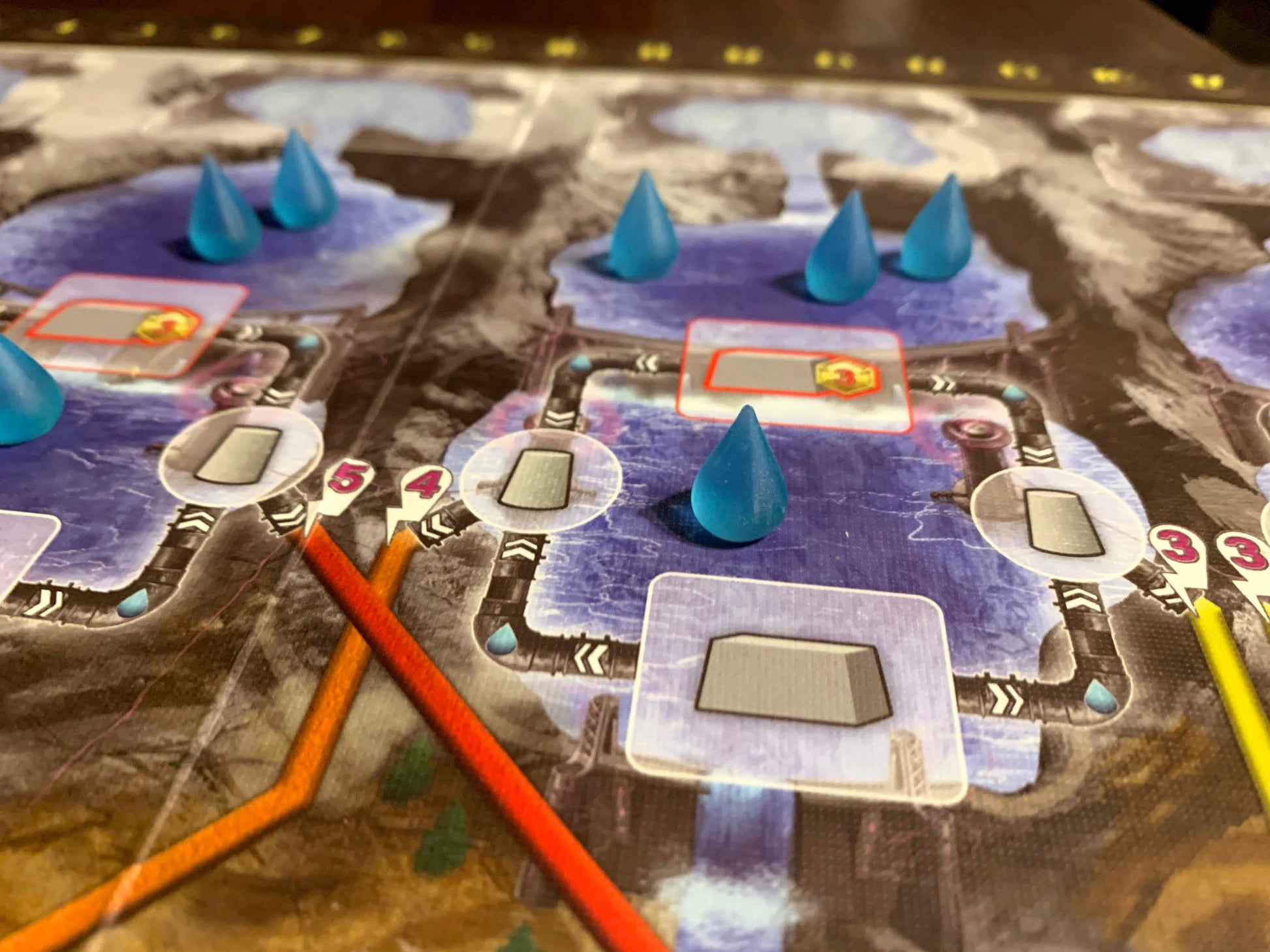 Barrage Water droplets (board game tokens)