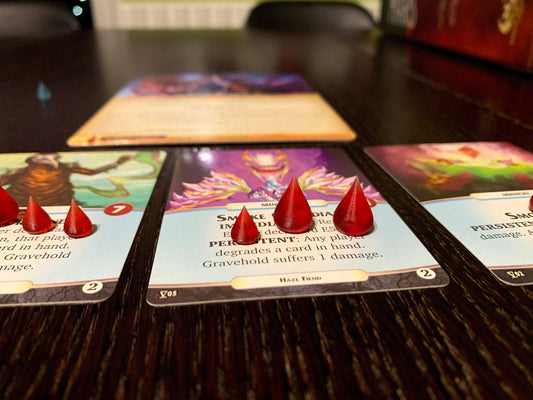 Aeon's End Health tokens (50 blood droplets)