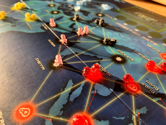 Pandemic Board Game: Custom 3D printed tokens