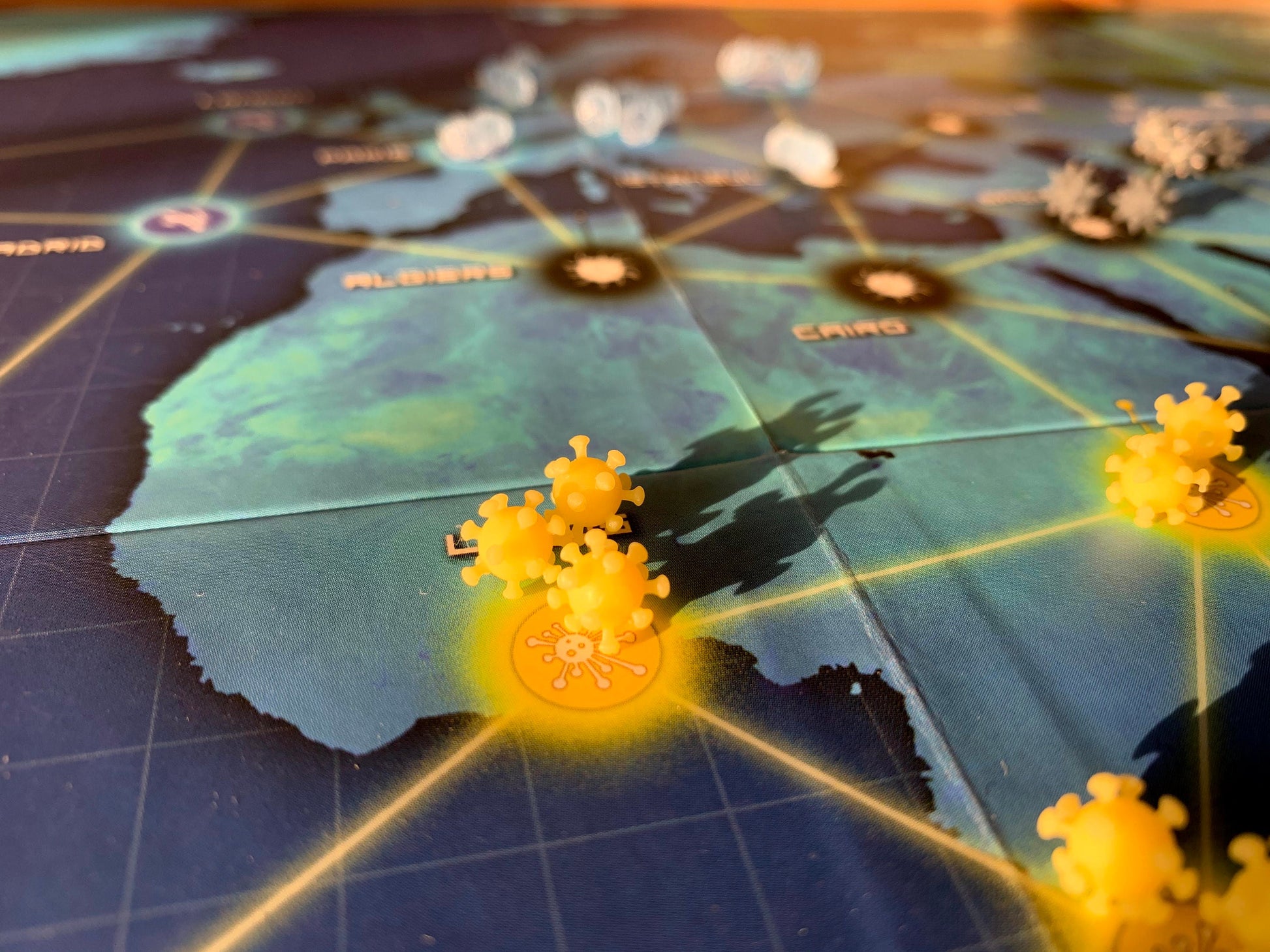 Pandemic Board Game: Custom 3D printed tokens