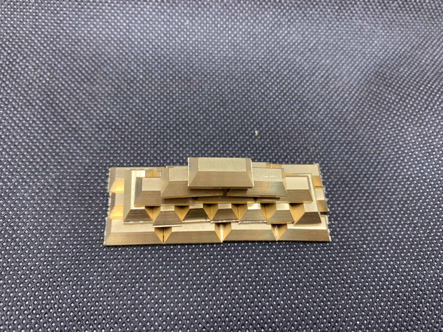 Metal gold bars for board games (Wyrmspan, Golem, Tekhenu, Tzolk'in, Teotihuacan, Stone Age, Marco Polo)