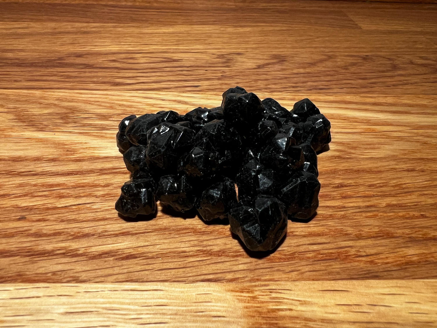 Black coal crystals (deluxe board game tokens)