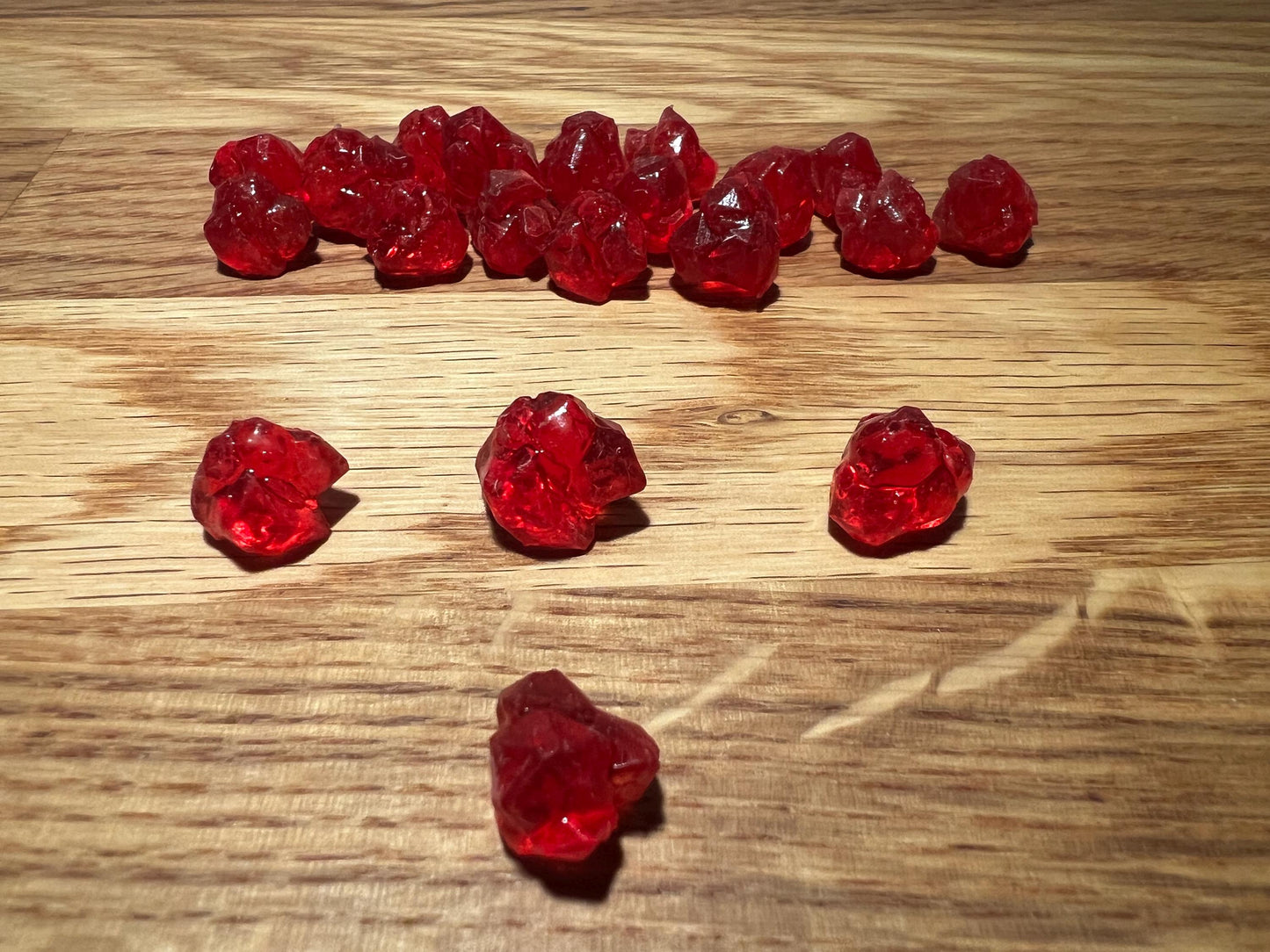 Blood health crystals (deluxe board game tokens)